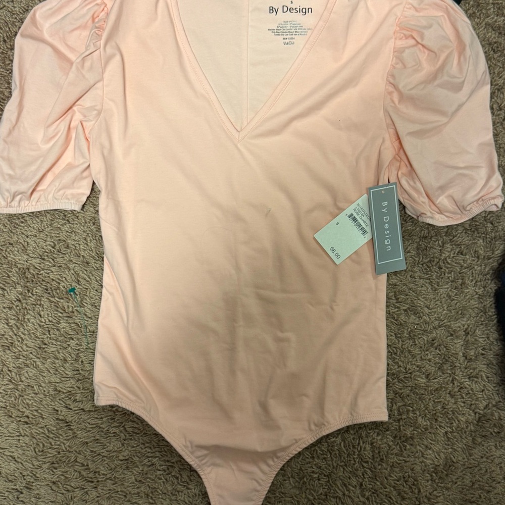 Nordstrom By Design Light Pink Bodysuit